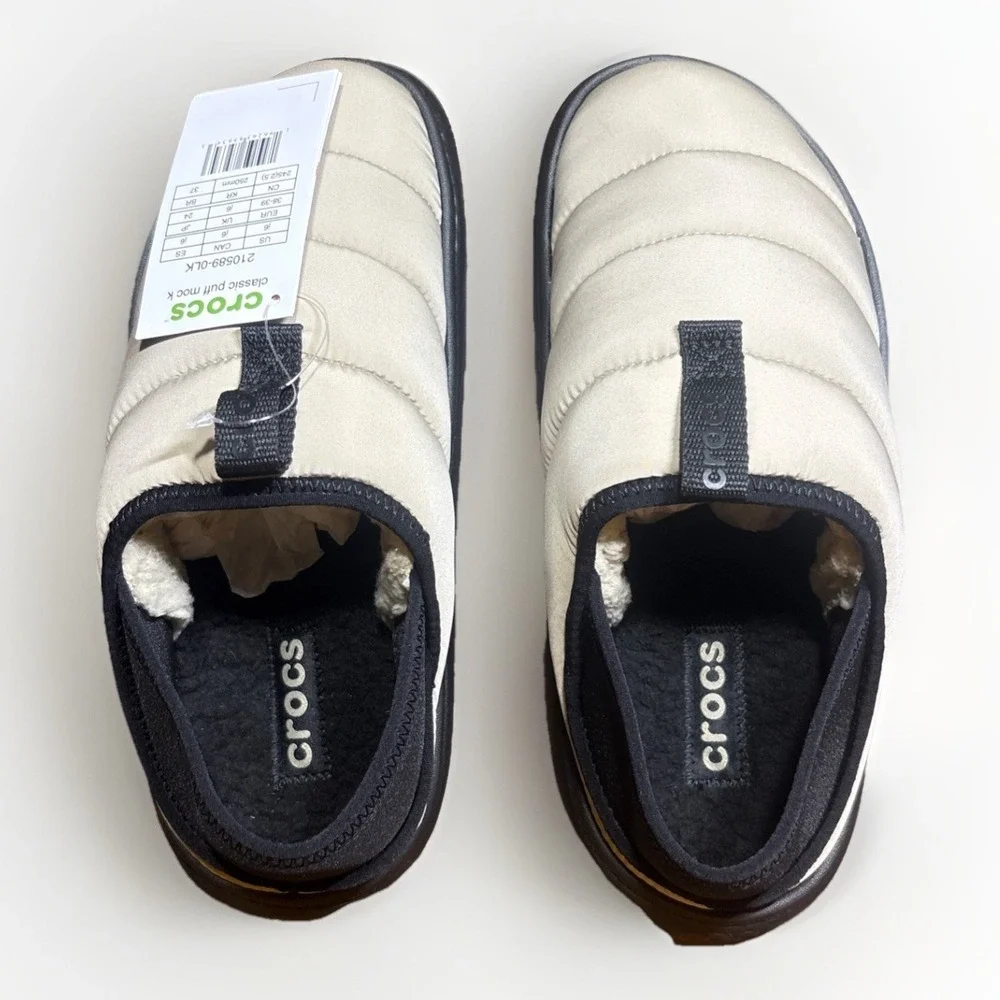 Crocs Classic Puff Moc Slipper Kids Size 6